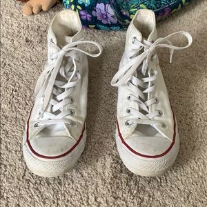 White high top converse
